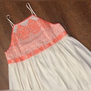 Anthropology womens blu pepper mini dress sleeveless cotton, S